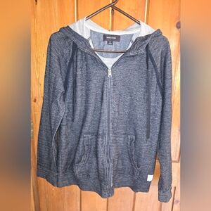 Gray Zip-Up Hoodie